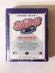 Maybe you would like to learn more about one of these? 1991 Upper Deck Baseball Final Edition Trading Card Factory Set Amazon De Sport Freizeit