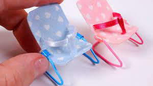 Diy Miniature Baby Bouncer Diy Barbie Furniture Baby Doll Accessories Baby Bouncer