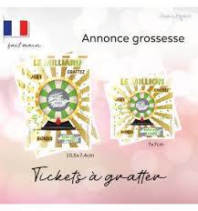 Epingle Sur Carte A Gratter Annonce Grossesse