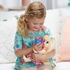 She also drinks and wets her diaper. Baby Alive Blonde Cute Hairstyles Baby By Hasbro Baby Alive Blonde Babies Cute Hairstyles