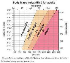 5 Height And Weight Chart And Body Mass Index Bmi