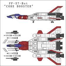 コア ブースター 連邦航空技術の集大成 akki 白軍 さんのイラスト ファイター ガンダム ガンダム イラスト