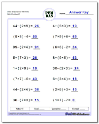 Https Www Dadsworksheets Com Order Of Operations Worksheet Sudoku For Kids Color Grade Scho Algebra Worksheets Pemdas Worksheets Pre Algebra Worksheets