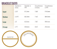 Bangle Bracelet Size Chart Best Picture Of Chart Anyimage Org