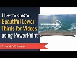 How To Create Beautiful Lower Thirds For Videos In Powerpoint Text Overlay Youtube Instructional Resources Powerpoint Presentation