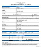 See (durbin and koopman 2012, 91). Application For Registration Sec 14 Word Companies Act 2016 Section 14 Application For Registration Of A Company Particulars Of Company Proposed Course Hero