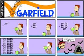 Comics two days apart shared the same title of underfield: Mezzacotta Square Root Of Minus Garfield