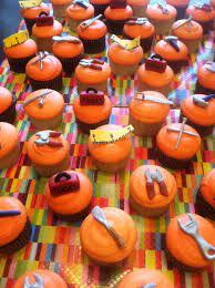 Home Depot Tool Themed Cupcakes Themed Cupcakes Construction Theme Birthday Party Cupcakes Decoration