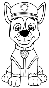 Each of the pups in this team has this coloring page features the best friends, chase and marshall. Free Printable Paw Patrol Coloring Pages For Kids