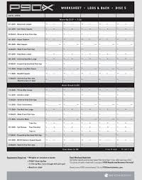 p90x workout sheets shoulders and arms