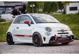White Abarth 595 Fiat 500 Fiat Fiat Abarth