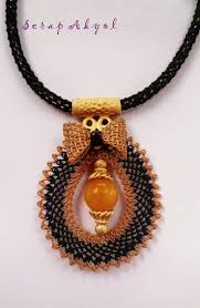 Taki Kolye Takitasarim Needlelace Akik Kolye Igne Oyalari Necklace Kolyeler El Yapimi Taki Boncuk Suslu Takilar