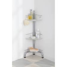 New 3 Tier Adjustable Corner Shelf Stand Bathroom Shower Caddy Storage Organizer Homezone Corner Shower Caddy Bathroom Shower Accessories Corner Shower