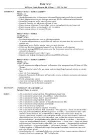 receptionist / admin resume samples