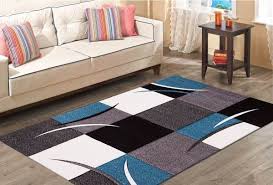 Merinos Hali Diamond Hand Curved Kare Desenli 665 930 Turquoise Contemporary Rug Home Decor Decor