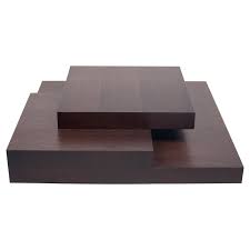 The table is large enough for several people to enjoy. Tema Furniture Slate Square Coffee Table Walmart Com Walmart Com