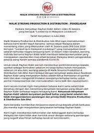 Laporan penipuan atas penerimaan barang rusak (bisa diganti sesuai perkara yang kamu alami). Bukan Pekerja Kami Malik Streams Digesa Buat Laporan Polis Terhadap Rayhan Kabir Global News