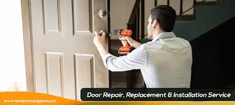 Modern garage door installation