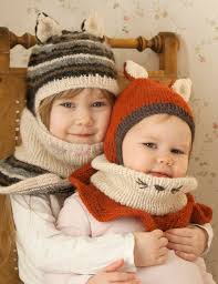 This cowl is fun to accessorize for outdoor fun! Animal Hat Knitting Patterns In The Loop Knitting