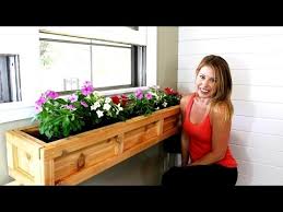 Stand front of box on end and press tightly against side of box bottom. The 20 Window Planter Box Easy Diy Project Youtube
