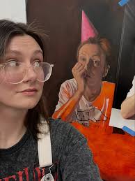 Sometimes a painting has a moment when everything clicks and you fall in  love with a single corner, a colour mix, a feeling. And then sometimes it  gets away from you. This