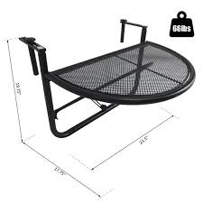 Enjoy free shipping on most stuff, even big stuff. Outsunny Black Half Circle Outdoor Coffee Table 17 7 In W X 23 6 In L 84b 295bk Rona