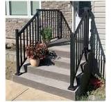 In Stock Tubular Steel Railing for Veranda Customizable Size ...