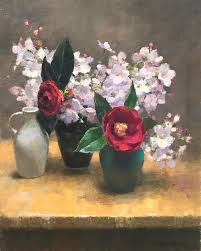 Jim Mcvicker Spring 16x12 Flower Painting Floral Painting Oil Painting Flowers