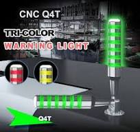 CNC Tri-Color Led Machine Tool24V Indicator Signal Warning Light Built-In  Buzzer