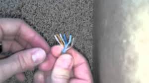 Cat5 jack wiring diagram rj45 socket b within at cat 5 wall 0. How To Install Cat5 Wiring For A Network Jack Youtube