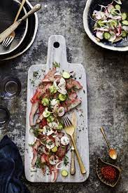 Beetroot Cured Kingfish With Pickled Cucumber Radish Salad Styling Www Kirstybrysonfoodstylist Com Props Www The Photographing Food Foodie Photography Food