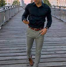 We did not find results for: Grey Chinos With Black Shirt