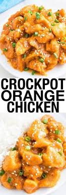 This Easy Slow Cooker Orange Chicken Recipe With Sweet And Sour Flavors I Chicken Slow Cooker Recipes Orange Chicken Recipe Slow Cooker Quick Slow Cooker Meals