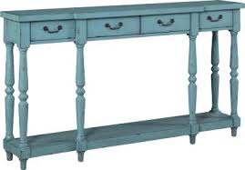Sarah Blue Accent Console Also Comes In Cream And A Medium Gray 26681189 Rooms To Go 60wx12x34 Accent Consoles Accent Cabinet Affordable Sofa