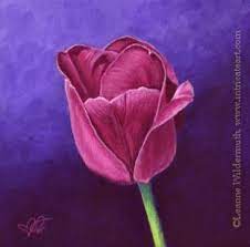 Check spelling or type a new query. Floral Paintings Flower Painting Purple Tulip Leanne Wildermuth Artist By Nature Easy Flower Painting Flower Art Tulip Artwork