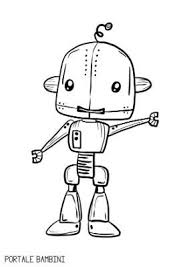 Disegni Di Robot Da Colorare Per Bambini Portale Bambini Disegni Disegni Kawaii Robot