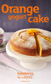 Recipe Orange Yogurt Cake Sainsbury S Recipe Orange Yogurt Food Recipes