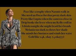 Beyonce Blue Ivy Brown Skin Girl Lyrics Ft Wizkid Saint Jhn Youtube Beyonce Songs Brown Skin Girls Brown Skin