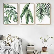 Aquarell Grun Leinwand Malerei Kunstdruck Poster Bild Wand Modernen Minimalistischen Schlafzimmer Wohn Minimalistische Malerei Wandkunst Schlafzimmer Bildwande