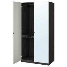 Ikea Pax Wardrobe Black Brown Vikedal Mirror Glass 10 Year Limited Warranty Read About The Terms In The Limited Pax Wardrobe Ikea Pax Wardrobe Ikea Pax