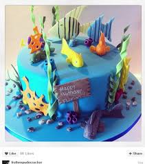 Les 50 Gateaux D Anniversaire Les Plus Fous Reperes Sur Instagram Gateau Anniversaire Poisson Gateau Anniversaire Gateau
