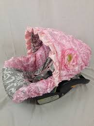 Hey I Found This Really Awesome Etsy Listing At Http Www Etsy Com Listing 150930880 Baby Pink 3d With Grey Da Baby Car Seats Car Seats Infant Car Seat Cover