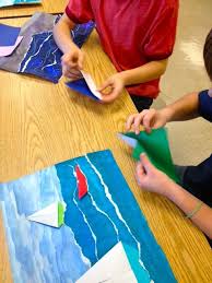 Small Boat Ideas Art Lessons Elementary Kindergarten Art Elementary Art Projects