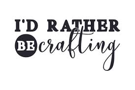 Download I D Rather Be Crafting Svg Cut File By Creative Fabrica Crafts Creative Fabrica PSD Mockup Templates
