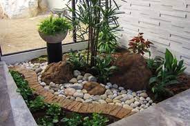 Desain taman bambu dengan gaya minimalis. 7 Desain Taman Kecil Depan Rumah Minimalis Modern Nan Asri