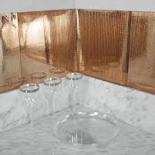 Pack Of 10 12 X12 Blush Rose Gold Peel And Stick Mosaic Mirror Wall Tiles Mirror Wall Tiles Wall Tiles Metallic Wall Tiles