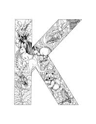 It helps to develop motor skills, imagination and patience. 7 Pics Of Coloring Pages With Letter K Letter K Coloring Pages Coloring Home