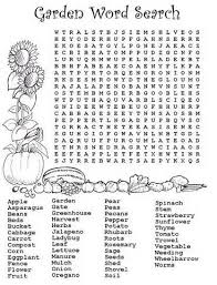 Gardening Wordsearch Puzzle Kids Word Search Science Worksheets Word Games