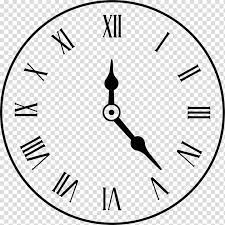 Analog Clock Illustration Clock Face Alarm Clock Roman Numerals Hand Painted Black Clock Transparent Background Png Clipart Clock Face Analog Clock Clock