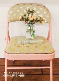 Original Fridays 12 Unoriginal Mom Folding Chair Makeover Folding Chair Diy Decor